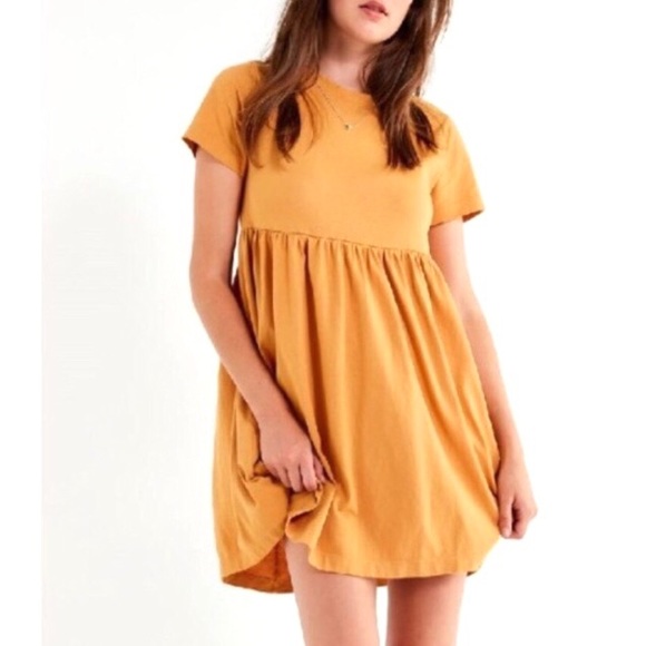 Free People Dresses & Skirts - Free People We the Free Yellow Babydoll Dress S
